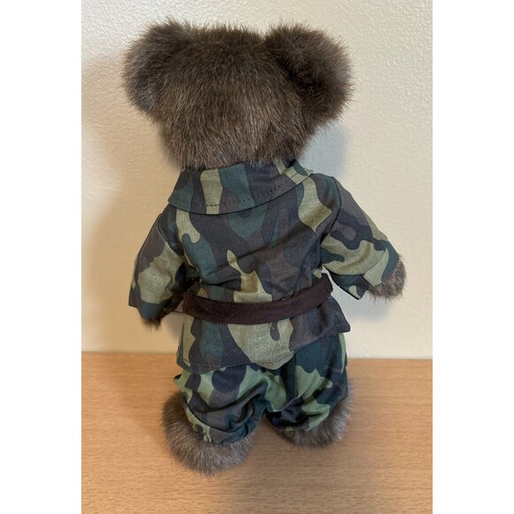 Boyds Bear Plush G.I. Bruin 10" Retired Army Camo Dress Military Jointed NWT - Picture 4 of 7
